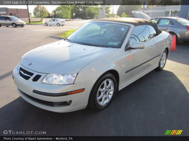 Parchment Silver Metallic / Parchment 2006 Saab 9-3 2.0T Convertible