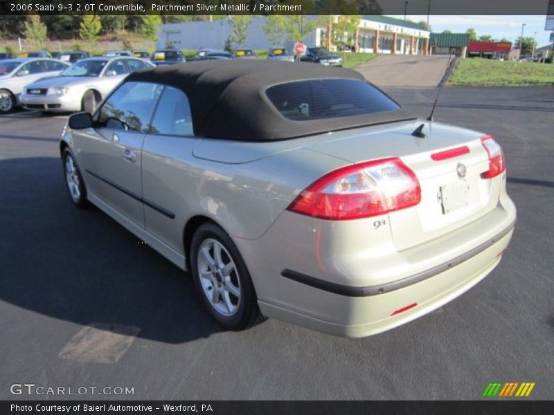 Parchment Silver Metallic / Parchment 2006 Saab 9-3 2.0T Convertible