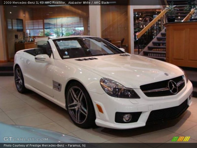 Alabaster White / AMG Black 2009 Mercedes-Benz SL 63 AMG Roadster