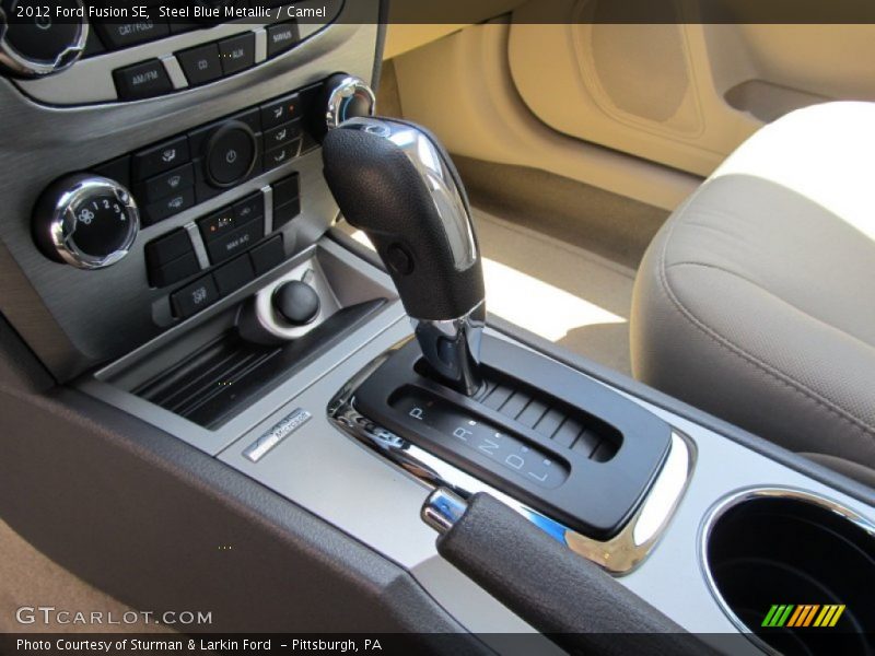 Steel Blue Metallic / Camel 2012 Ford Fusion SE