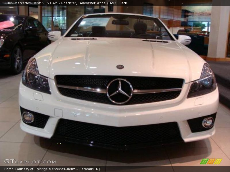 Alabaster White / AMG Black 2009 Mercedes-Benz SL 63 AMG Roadster