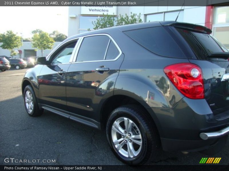 Cyber Gray Metallic / Light Titanium/Jet Black 2011 Chevrolet Equinox LS AWD
