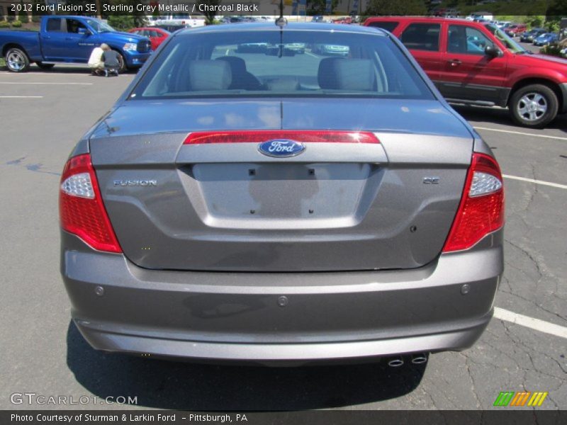 Sterling Grey Metallic / Charcoal Black 2012 Ford Fusion SE