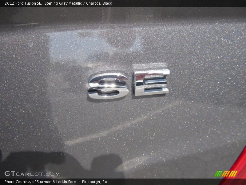 Sterling Grey Metallic / Charcoal Black 2012 Ford Fusion SE