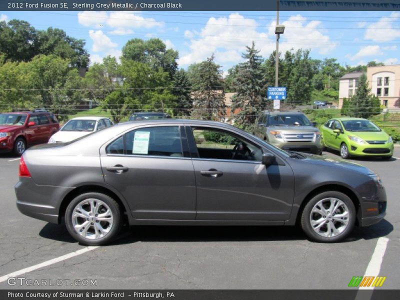 Sterling Grey Metallic / Charcoal Black 2012 Ford Fusion SE