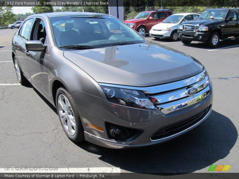 Sterling Grey Metallic / Charcoal Black 2012 Ford Fusion SE