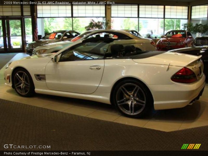 Alabaster White / AMG Black 2009 Mercedes-Benz SL 63 AMG Roadster
