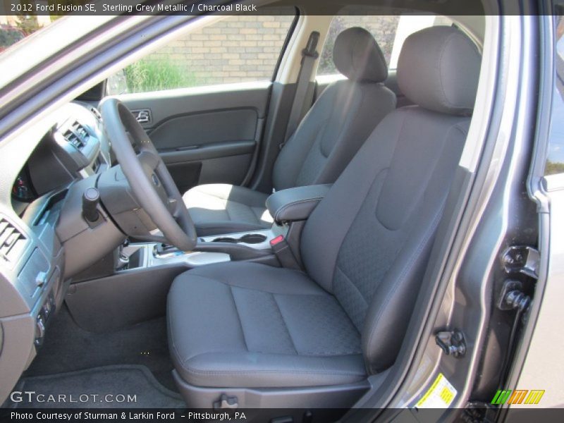 Sterling Grey Metallic / Charcoal Black 2012 Ford Fusion SE