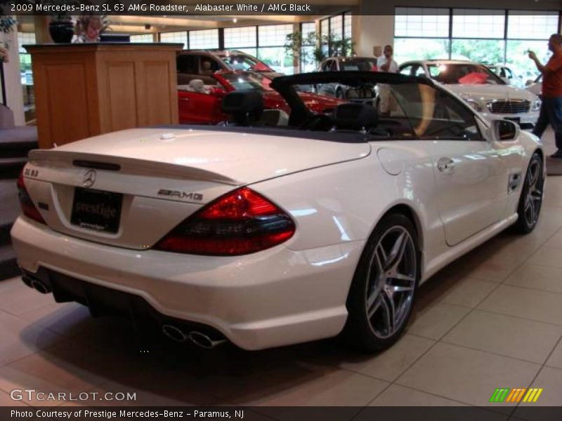 Alabaster White / AMG Black 2009 Mercedes-Benz SL 63 AMG Roadster
