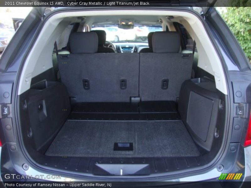 Cyber Gray Metallic / Light Titanium/Jet Black 2011 Chevrolet Equinox LS AWD