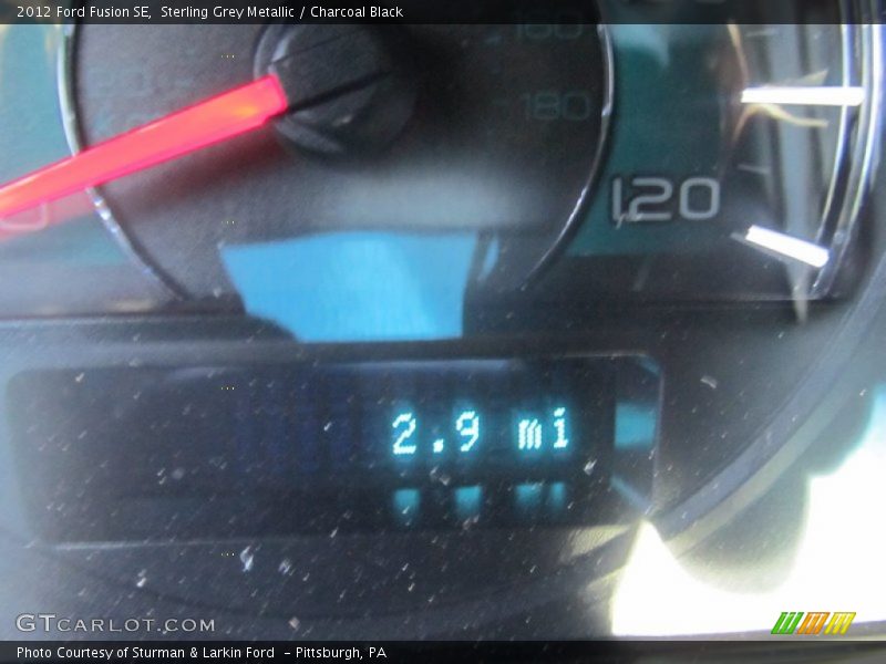 Sterling Grey Metallic / Charcoal Black 2012 Ford Fusion SE