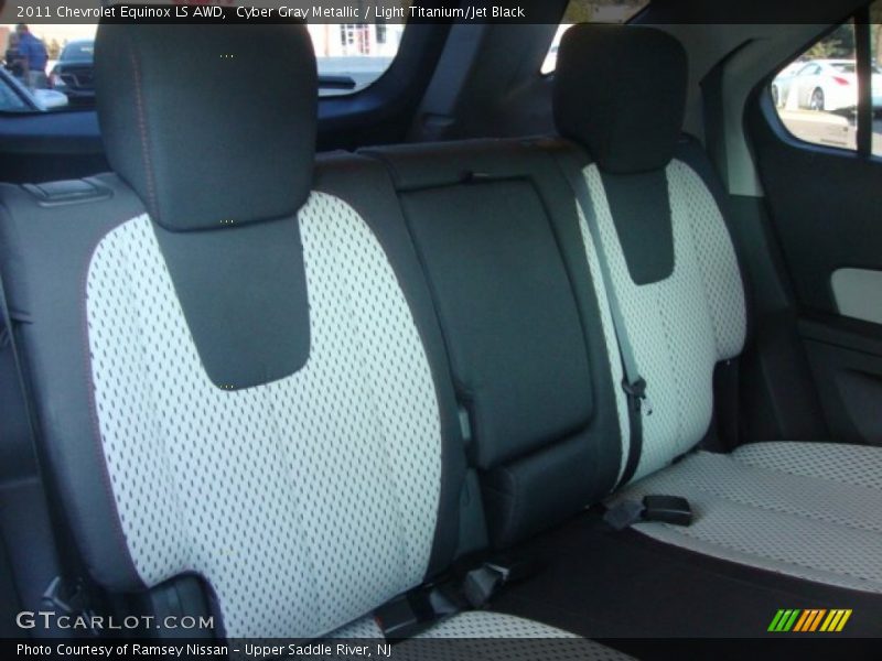Cyber Gray Metallic / Light Titanium/Jet Black 2011 Chevrolet Equinox LS AWD