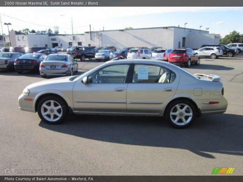 Sunlit Sand Metallic / Blond 2000 Nissan Maxima SE