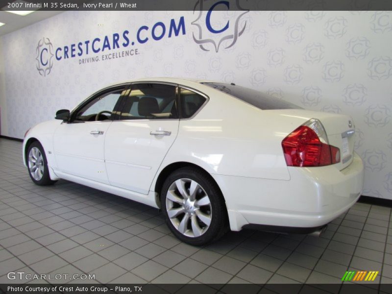 Ivory Pearl / Wheat 2007 Infiniti M 35 Sedan
