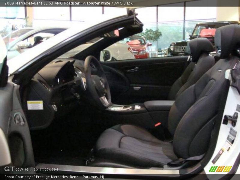 Alabaster White / AMG Black 2009 Mercedes-Benz SL 63 AMG Roadster