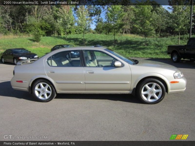 Sunlit Sand Metallic / Blond 2000 Nissan Maxima SE