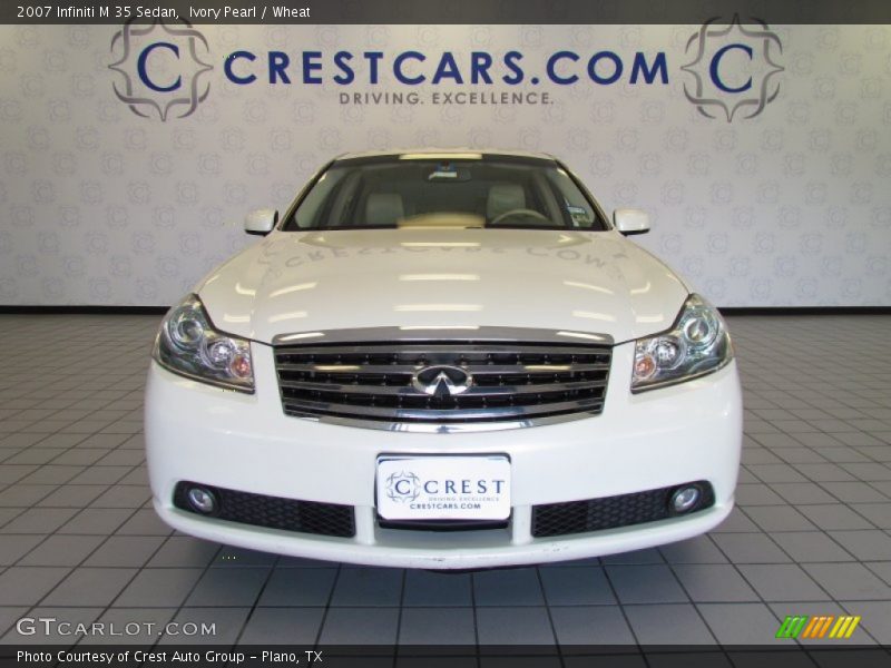 Ivory Pearl / Wheat 2007 Infiniti M 35 Sedan