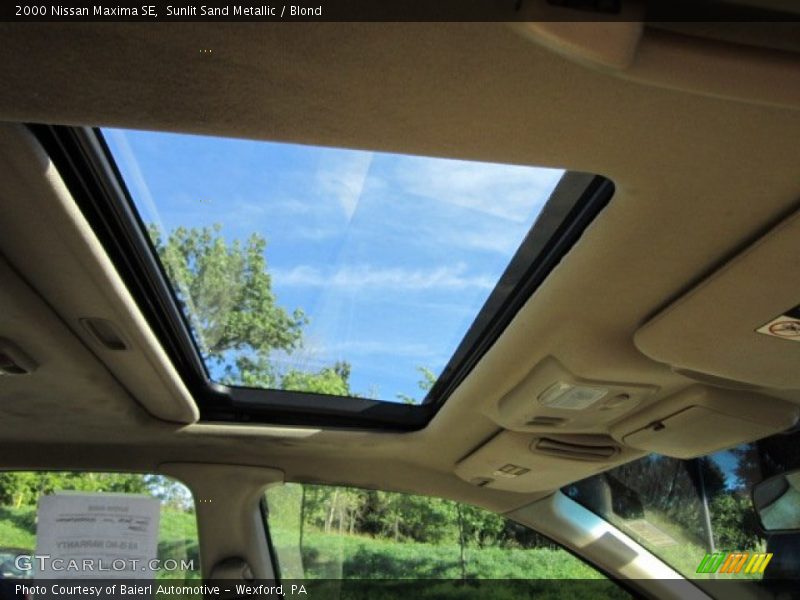 Sunlit Sand Metallic / Blond 2000 Nissan Maxima SE