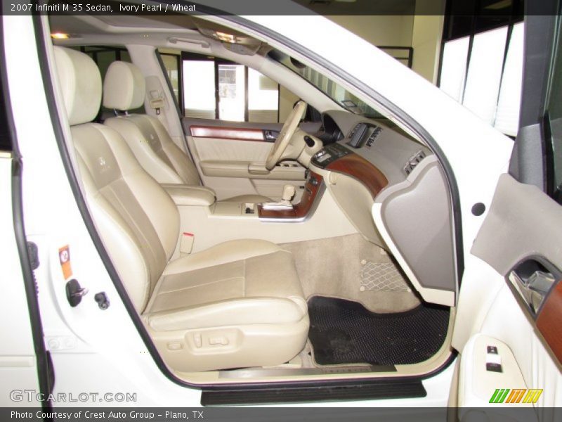 Ivory Pearl / Wheat 2007 Infiniti M 35 Sedan