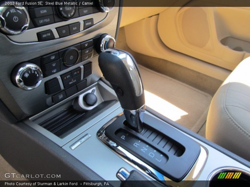 Steel Blue Metallic / Camel 2012 Ford Fusion SE