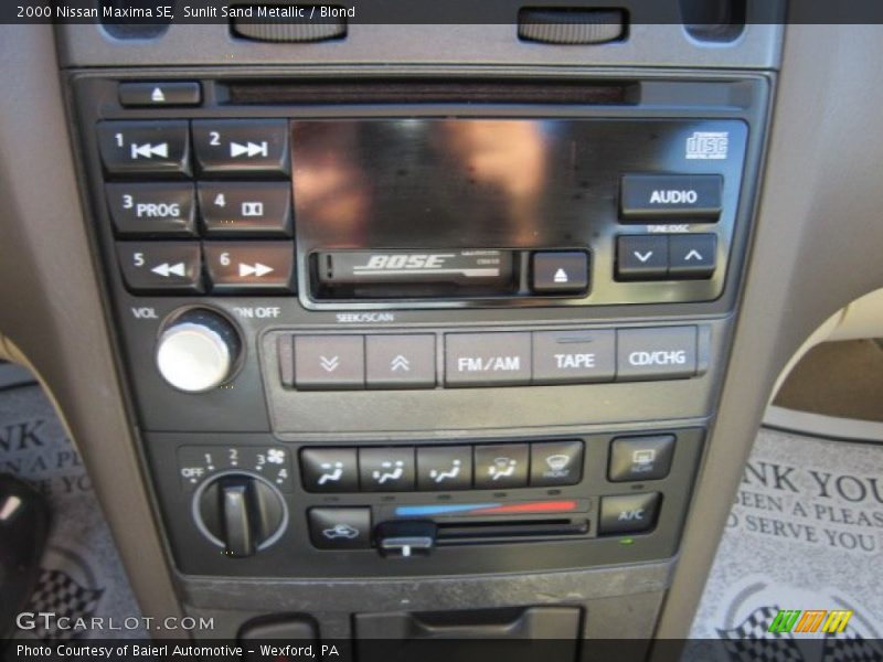 Sunlit Sand Metallic / Blond 2000 Nissan Maxima SE