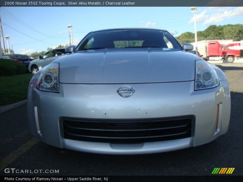 Silver Alloy Metallic / Charcoal Leather 2006 Nissan 350Z Touring Coupe