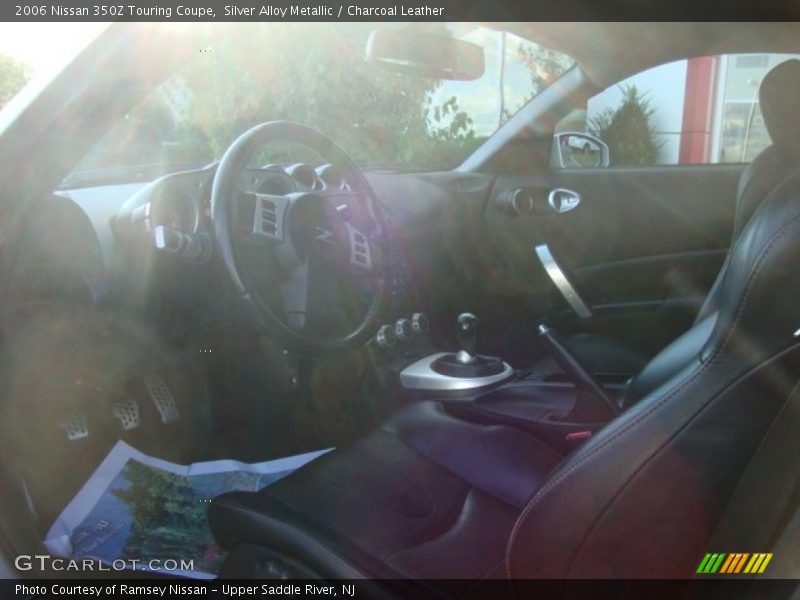 Silver Alloy Metallic / Charcoal Leather 2006 Nissan 350Z Touring Coupe