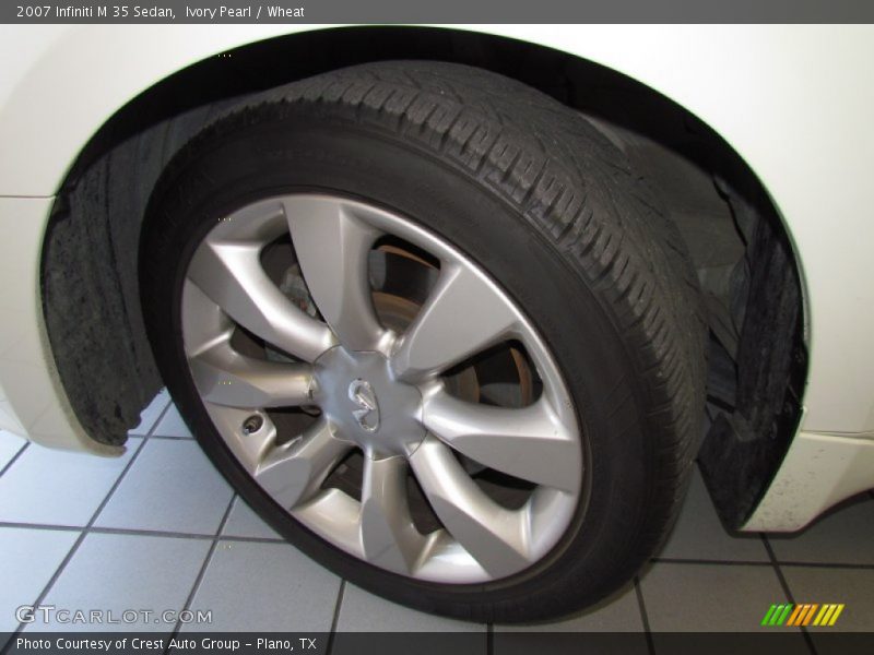 Ivory Pearl / Wheat 2007 Infiniti M 35 Sedan