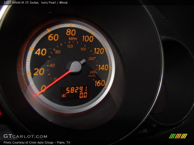 Ivory Pearl / Wheat 2007 Infiniti M 35 Sedan