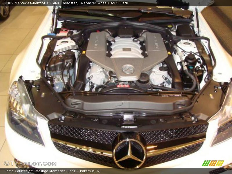 Alabaster White / AMG Black 2009 Mercedes-Benz SL 63 AMG Roadster