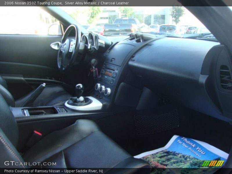 Silver Alloy Metallic / Charcoal Leather 2006 Nissan 350Z Touring Coupe