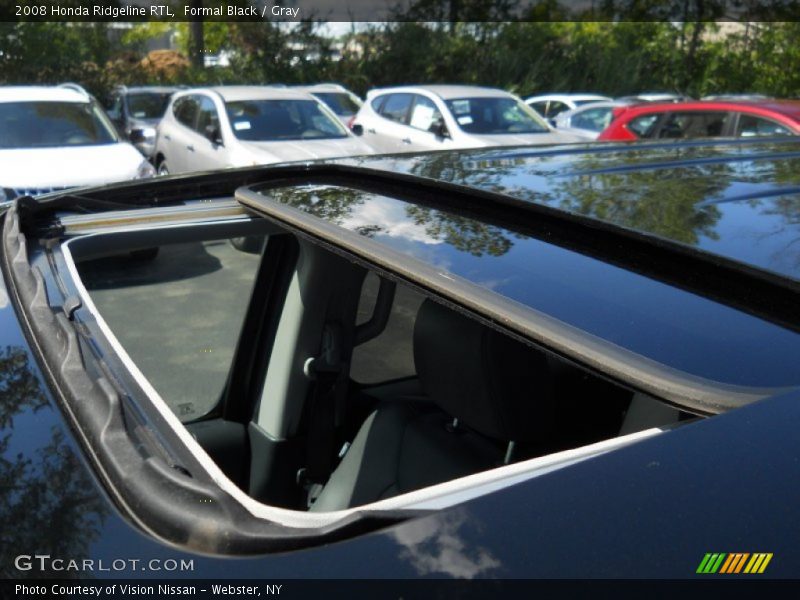 Formal Black / Gray 2008 Honda Ridgeline RTL