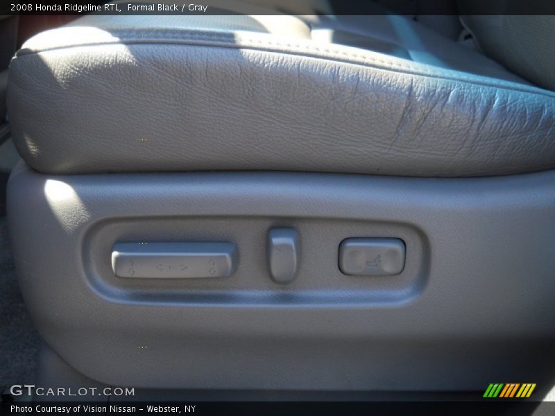 Formal Black / Gray 2008 Honda Ridgeline RTL