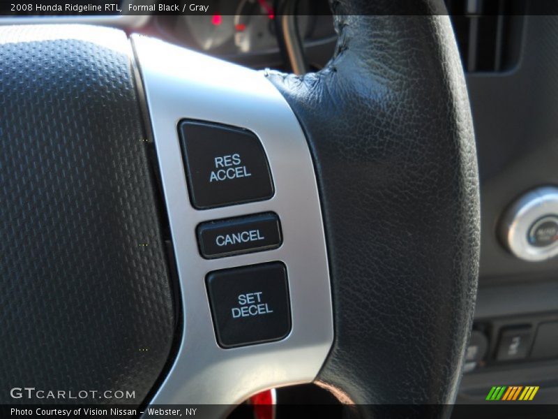 Formal Black / Gray 2008 Honda Ridgeline RTL