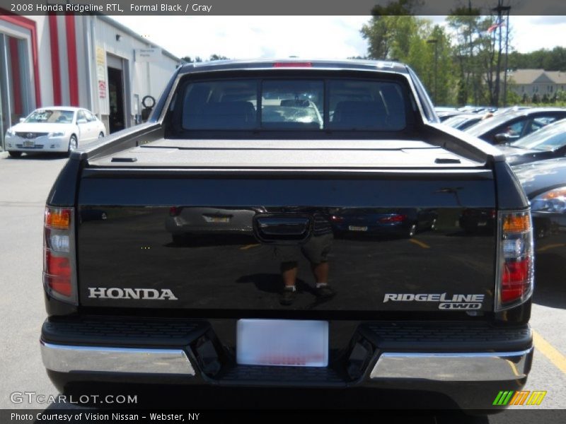 Formal Black / Gray 2008 Honda Ridgeline RTL
