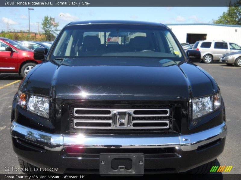Formal Black / Gray 2008 Honda Ridgeline RTL