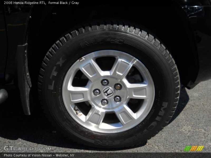 Formal Black / Gray 2008 Honda Ridgeline RTL