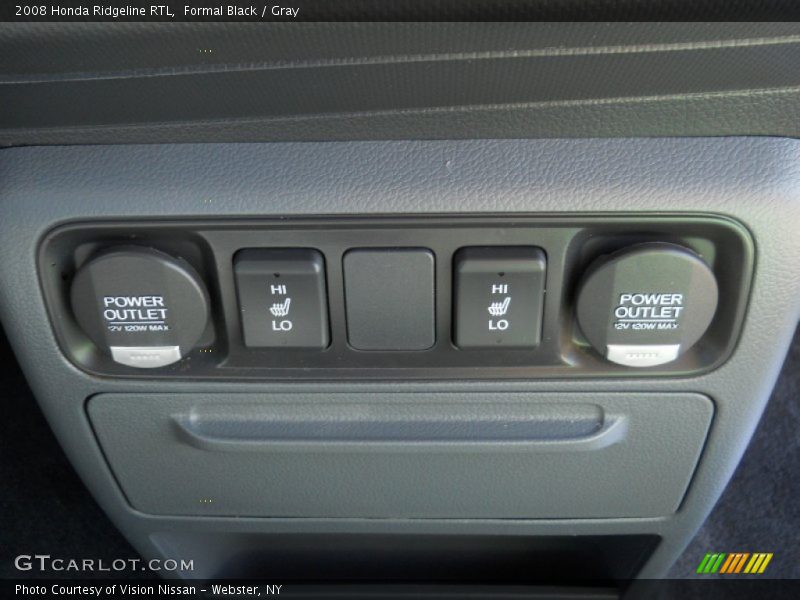 Formal Black / Gray 2008 Honda Ridgeline RTL