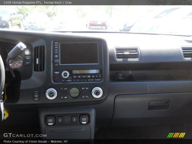 Formal Black / Gray 2008 Honda Ridgeline RTL