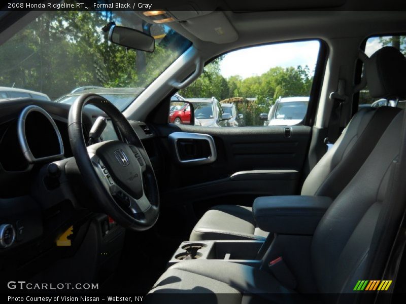 Formal Black / Gray 2008 Honda Ridgeline RTL