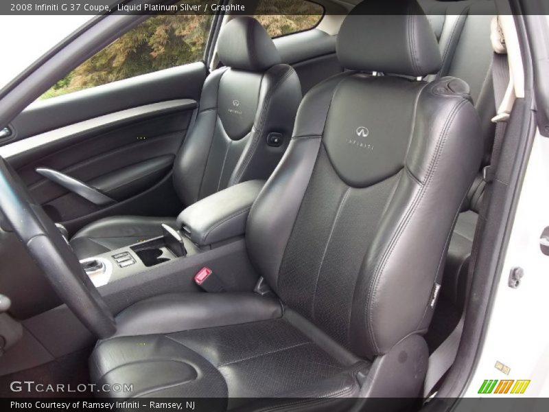 Liquid Platinum Silver / Graphite 2008 Infiniti G 37 Coupe