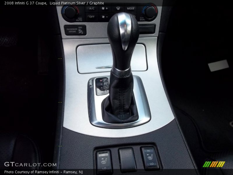 Liquid Platinum Silver / Graphite 2008 Infiniti G 37 Coupe