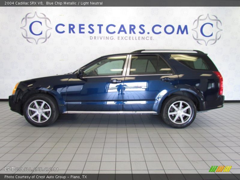 Blue Chip Metallic / Light Neutral 2004 Cadillac SRX V8