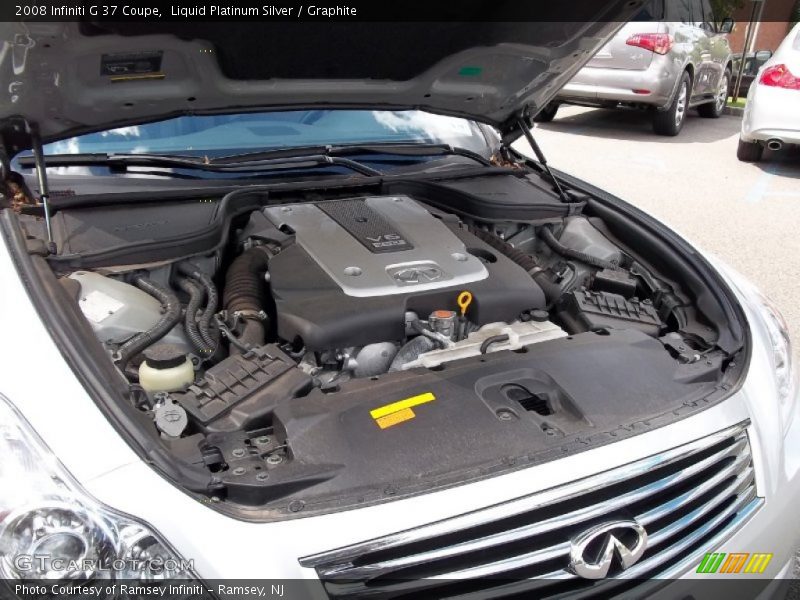 Liquid Platinum Silver / Graphite 2008 Infiniti G 37 Coupe