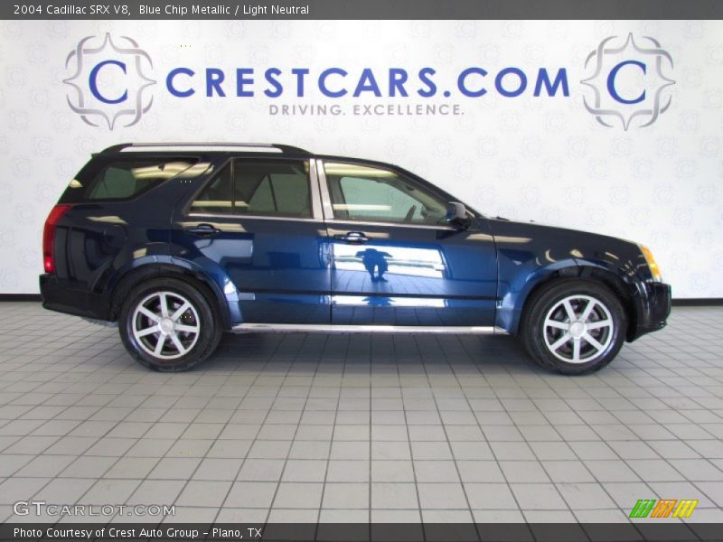 Blue Chip Metallic / Light Neutral 2004 Cadillac SRX V8