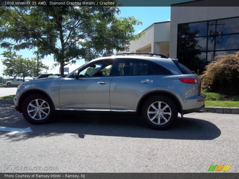 Diamond Graphite Metallic / Graphite 2008 Infiniti FX 35 AWD