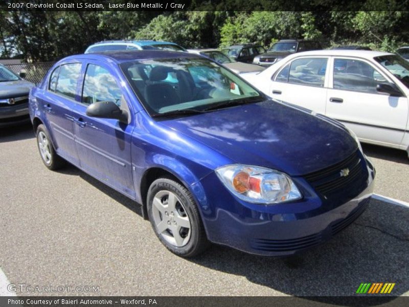 Laser Blue Metallic / Gray 2007 Chevrolet Cobalt LS Sedan