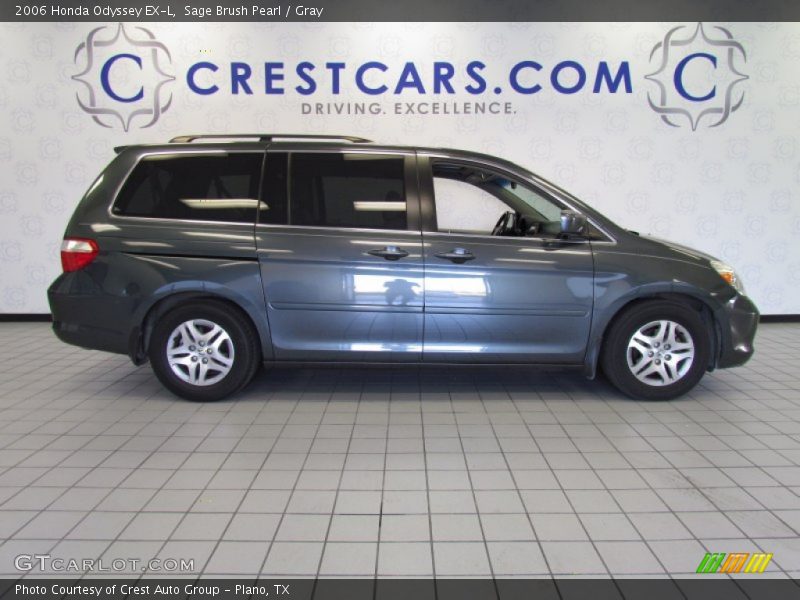 Sage Brush Pearl / Gray 2006 Honda Odyssey EX-L