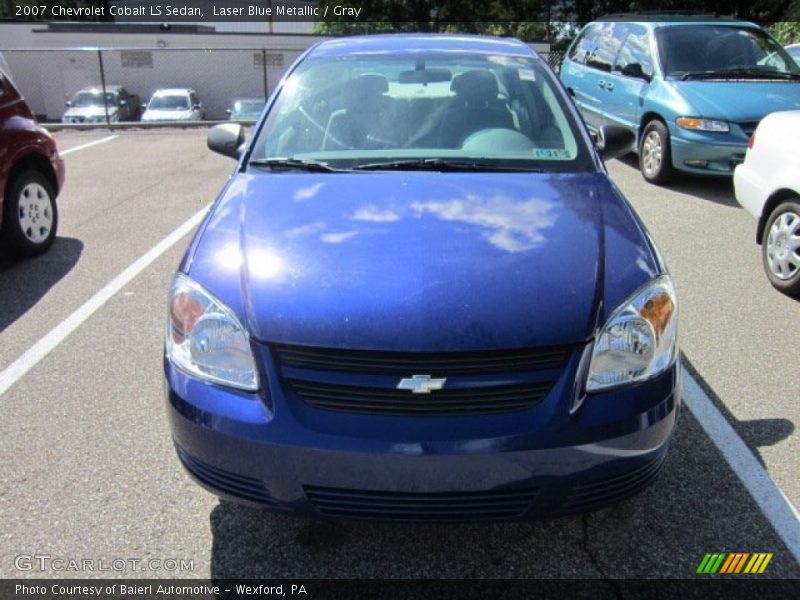 Laser Blue Metallic / Gray 2007 Chevrolet Cobalt LS Sedan