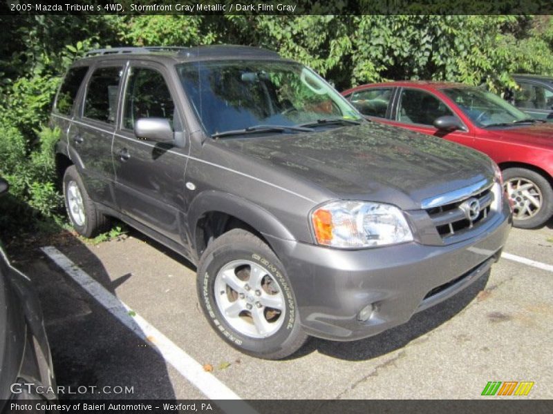Stormfront Gray Metallic / Dark Flint Gray 2005 Mazda Tribute s 4WD